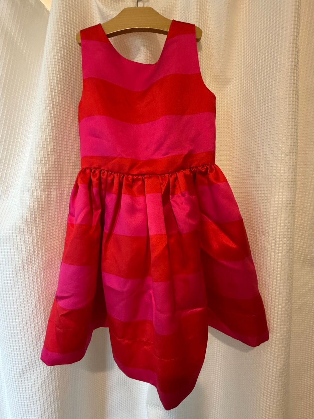 kate spade Red and Hot Pink Striped Girls' Party Dress